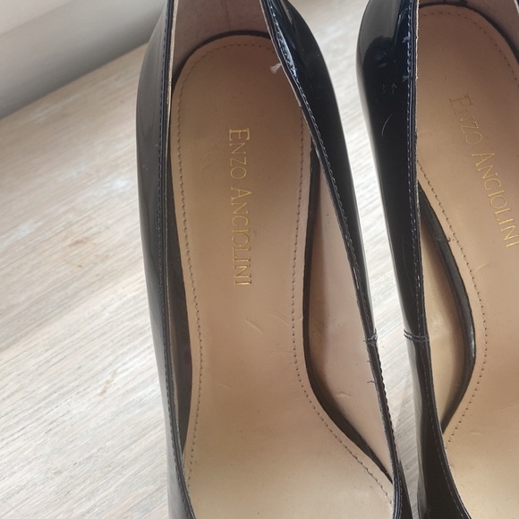 Enzo angiolini platform black patent leather pump - Picture 2 of 6